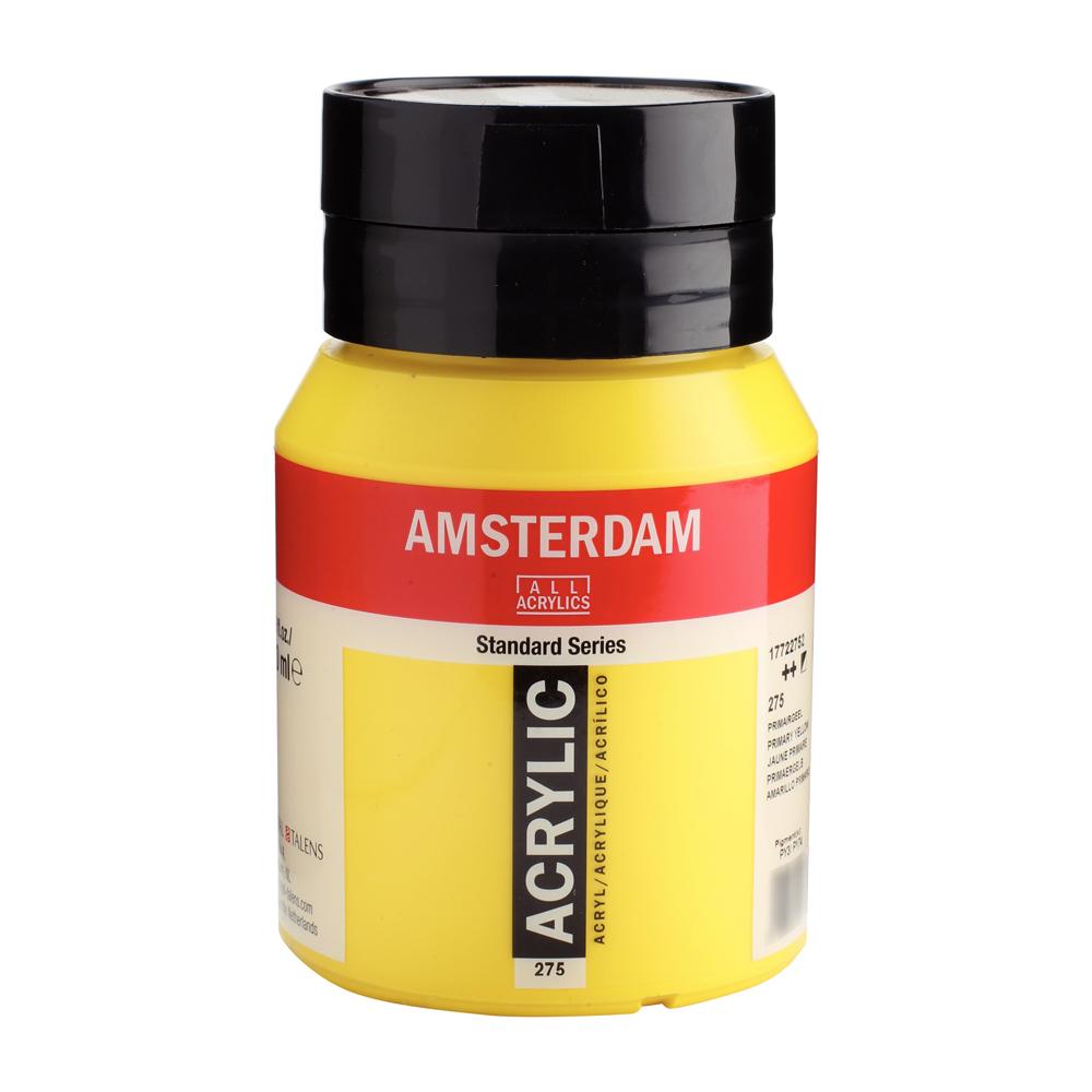 AMSTERDAM アムステルダム アクリリックカラー500ml プライマリーイエロー275 476074