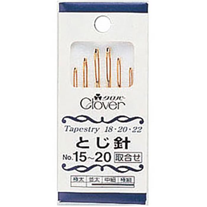 毛糸刺しゅうをする、肩をはぐ、脇や袖をとじる。毛糸に合わせた針選びが、仕上がりに差をつけます。編み物始末や毛糸刺しゅうに。サイズ個装サイズ：3.3×7.5×1cm重量個装重量：3g素材・材質鋼仕様No.15:太さ1.35mm、長さ54.6mmNo.17:太さ1.24mm、長さ48.5mmNo.18:太さ1.07mm、長さ45.5mmNo.20:太さ0.89mm、長さ40.0mmセット内容No.15:2本、No.17:1本、No.18:2本、No.20:1本生産国日本広告文責:三山木子有限会社Tel 06-6345-7927fk094igrjs