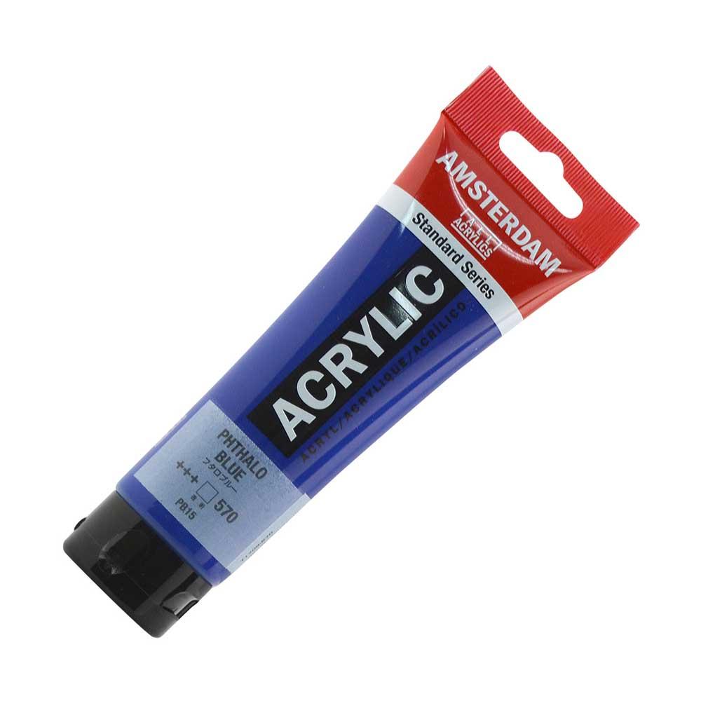 【送料無料】ターレンス アムステルダムアクリリックカラー120ml 570 フタロブルー T1709-570 474829