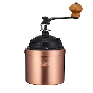 【送料無料】Kalita カリタ コーヒーミル Cu-2 (本体約85×170×175mm) 手挽き ミル 手動 フタ付き 蓋付き 豆挽き 卓上 コーヒーグラインダー コーヒー 珈琲 豆 キッチン用品 調理器具 おしゃれ レトロ かわいい 42086 日本製