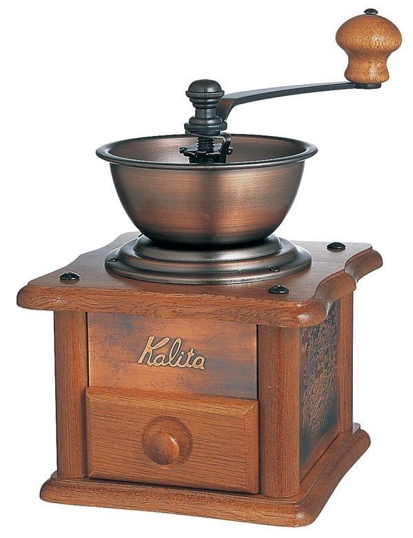 【送料無料】Kalita(カリタ)　手挽きコーヒーミル　銅板ミルAC-1　42067