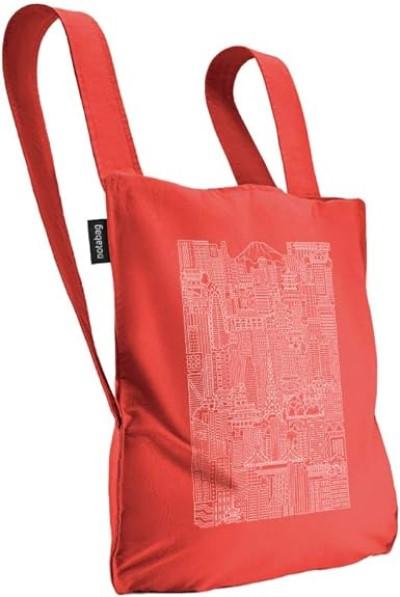 ノットアバッグ エコバッグ 【送料無料】notabag バッグ＆バックパック The Tokyo Red/White Print NTB010R-WH