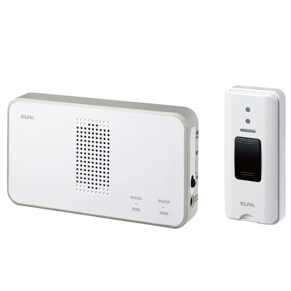 【送料無料】ELPA(エルパ) ワイヤレスチャイム 受信器+押ボタン送信器セット EWS-S5030