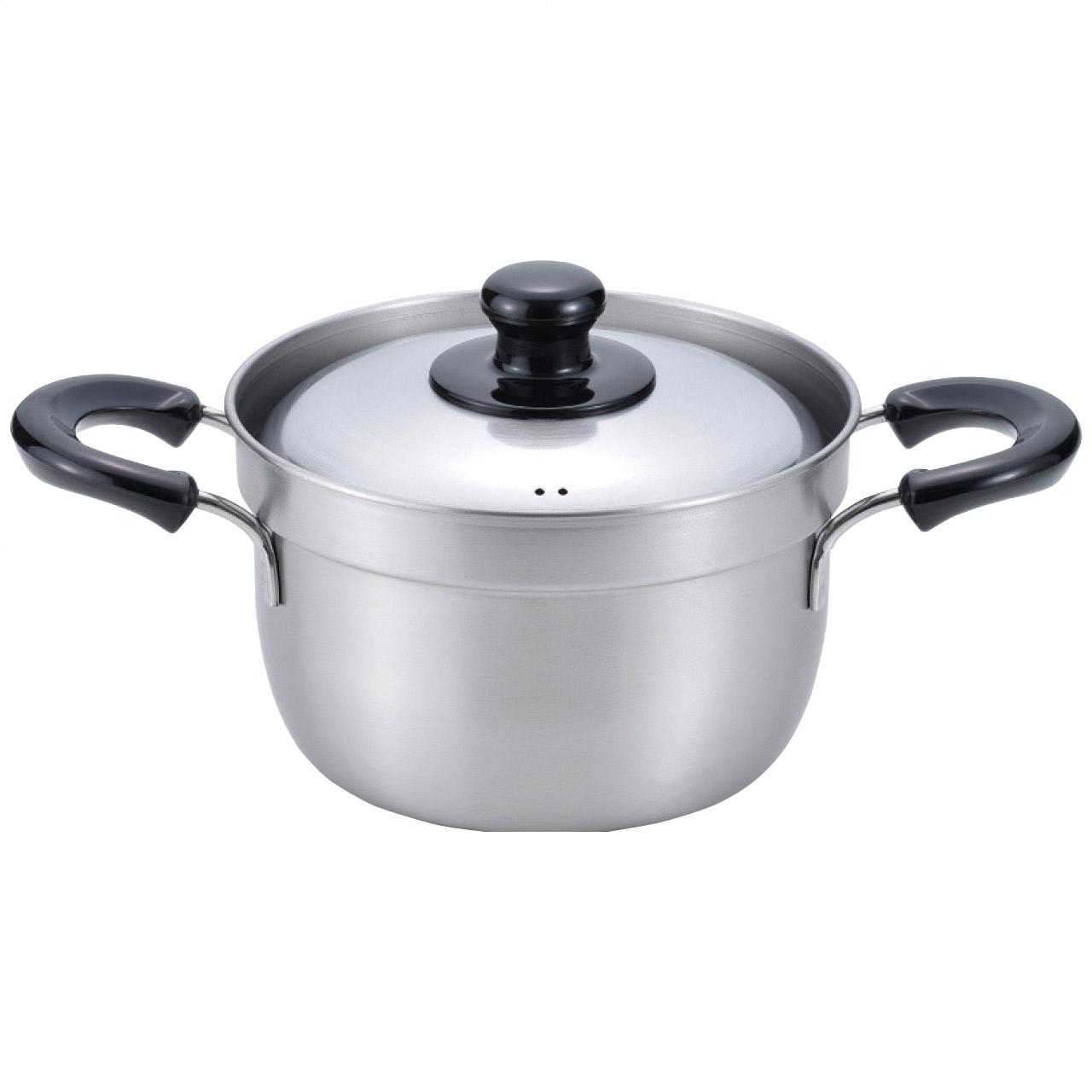 【送料無料】燕三 IHふきこぼれにくい両手鍋18cm EM-008 3288-688