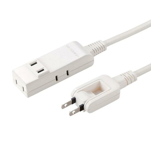【送料無料】マイクロタップ 4個口 0.5m ホワイト TAP-M805W 【送料無料】マイクロタップ 4個口 0.5m ホワイト TAP-M805W