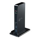 【送料無料】サンワサプライ タブレットスタンド付き4K対応USB3.1ドッキングステーション USB-CVDK4