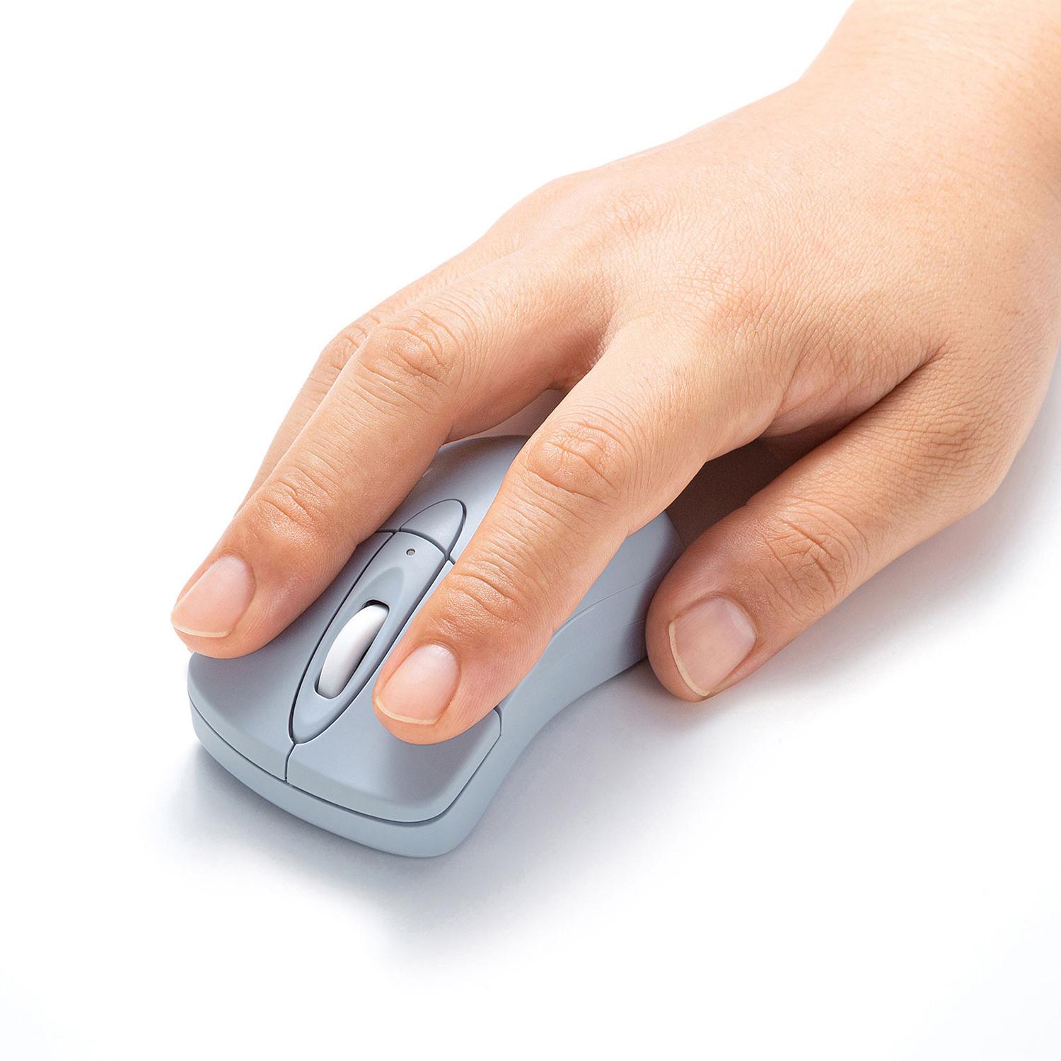 【送料無料】サンワサプライ 静音Bluetooth ブルーLEDマウス 「イオプラス」 MA-IPBBS303BL