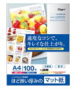 【送料無料】ナカバヤシ インクジェットマット紙 薄手 片面 A4 100枚 JPSG-A4S-100