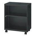 【送料無料】ナカバヤシ キャスター付キャビネット デスクターナ H600 ブラック ND-722-BK