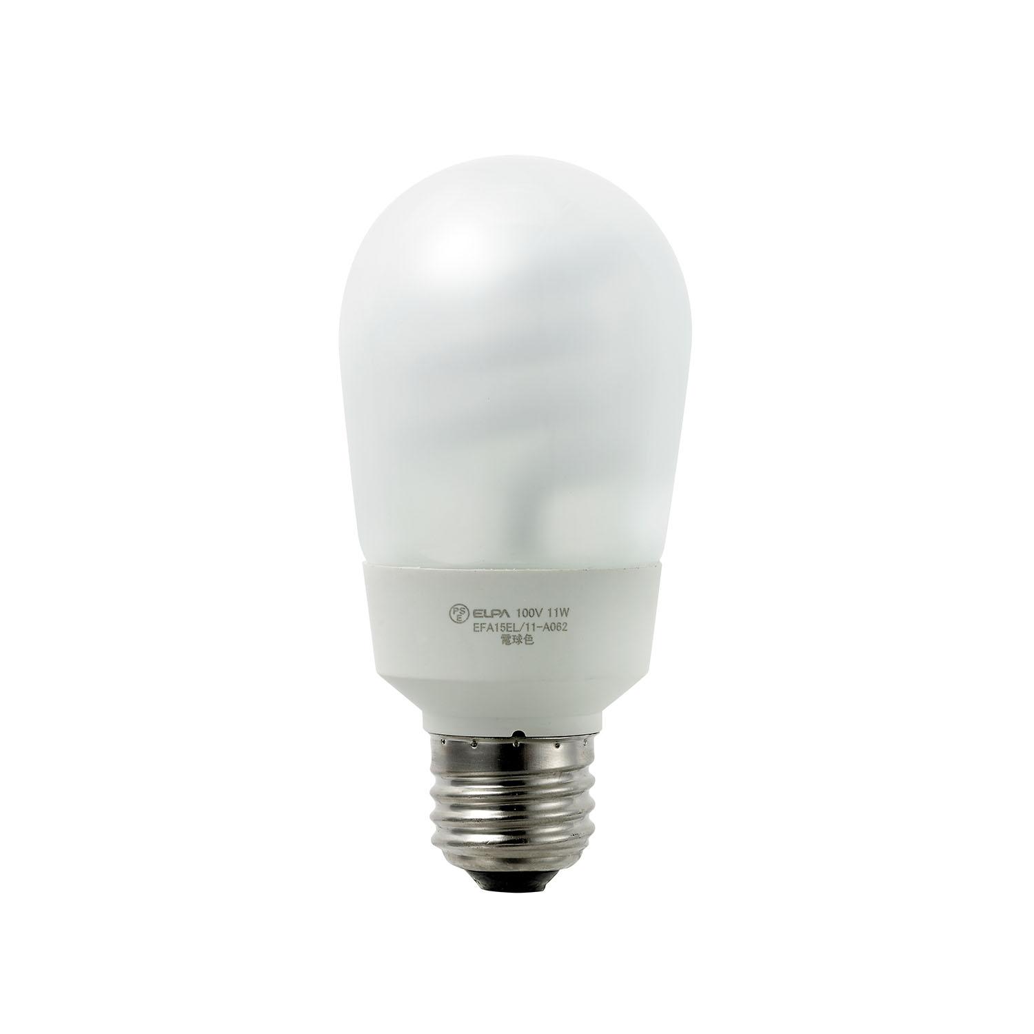 【送料無料】ELPA 電球形蛍光ランプ 40W形 口金直径26mm 昼光色 EFA10ED/7-A041H
