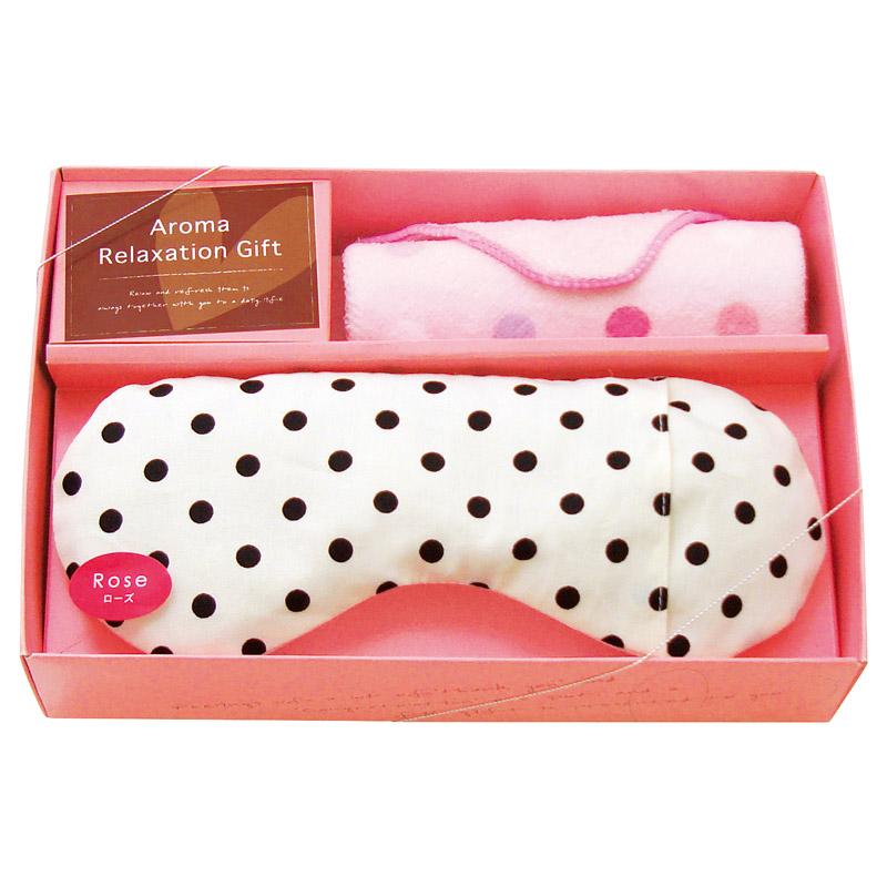 【送料無料】アロマアイピローギフト ホワイト（ローズの香り） AR-40RO 22426213