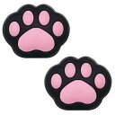 【送料無料】肉球NEWナンバーボルトキャップ クロ 同柄2個セット ME70