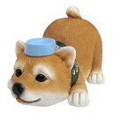 【送料無料】レジン 柴犬 伏せ 72788