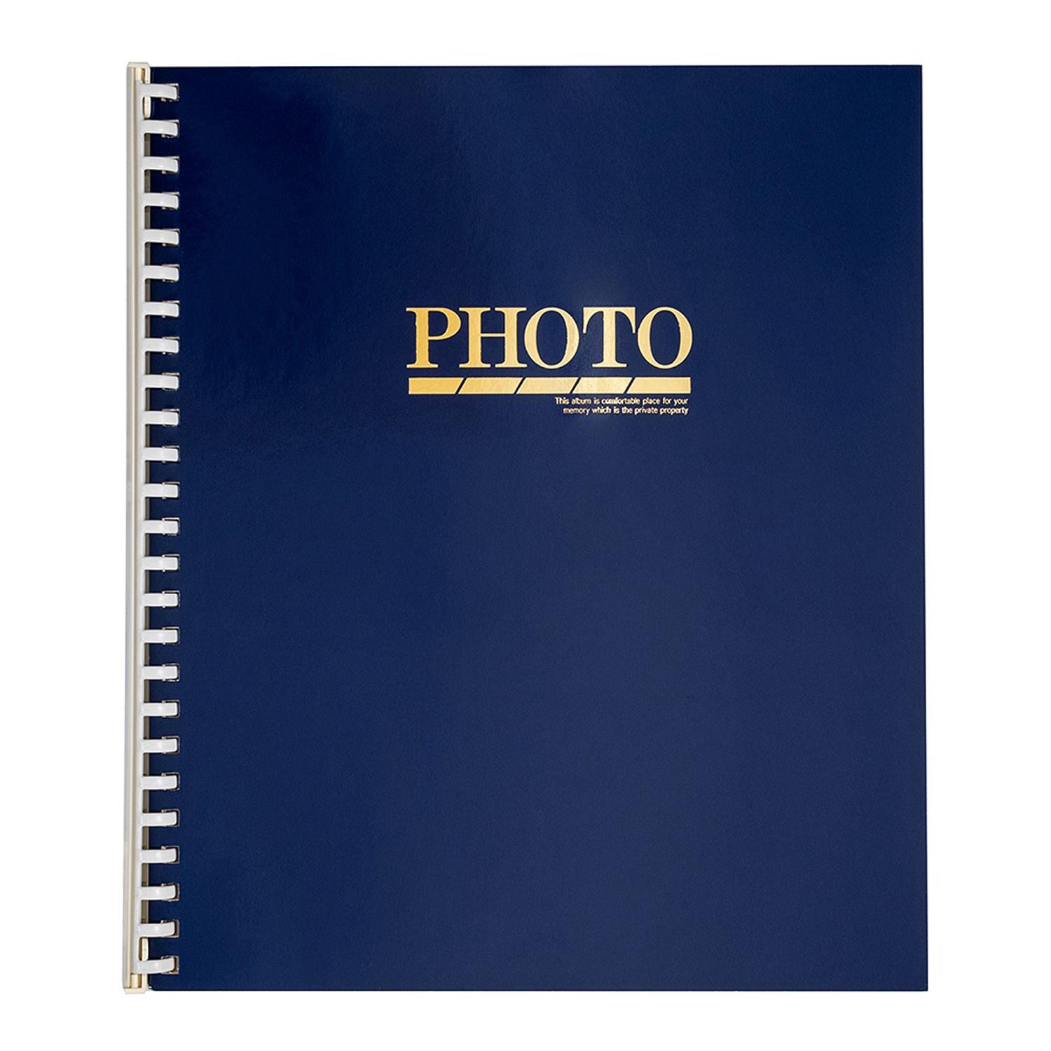 【送料無料】ナカバヤシ ライトアルバム ジムシリーズ 15R アオ アL-JHO2-91-B