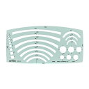 【送料無料】ドラパス テンプレート E108 円周定規 A