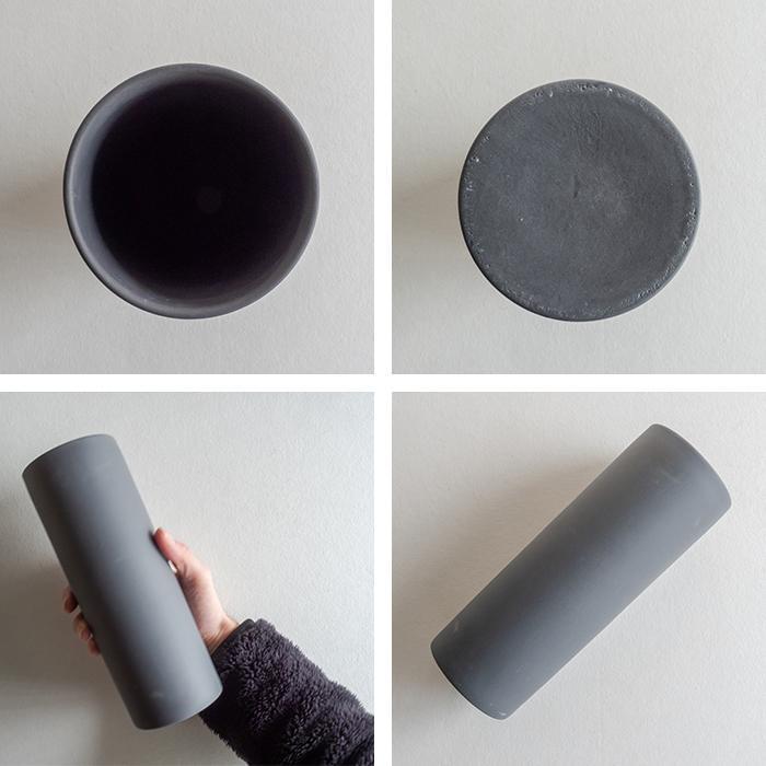 【送料無料】AYA　アヤ　フラワーベース　ロング M BK　T-910474