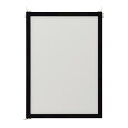 【送料無料】ポスターフレーム アルミパネル アスト A4 ブラック 33L026W9001