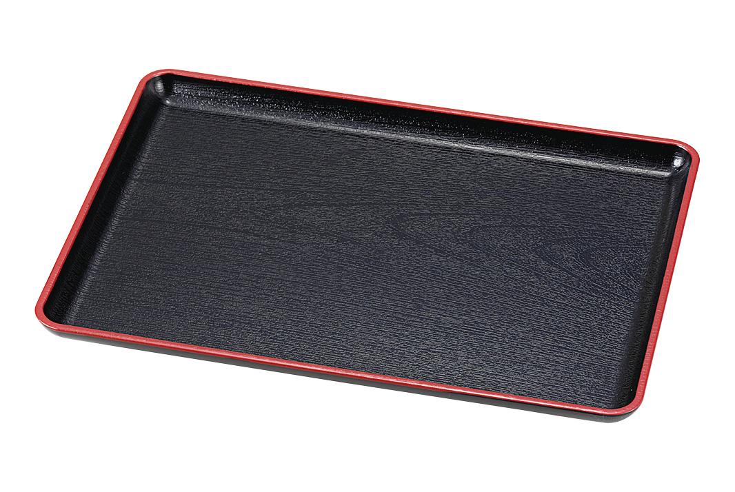 【送料無料】尺2寸 えびす盆 黒天朱 52136