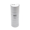 【送料無料】mt マスキングテープ 8P 銀 幅15mm×7m 同色8巻パック MT08P206R