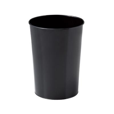 【送料無料】ブリキ ごみ箱 ブラック 10-64BK
