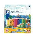 【送料無料】 ステッドラー ノリス 水彩色鉛筆24色セット セリース入 ST14410NC24P