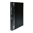 【送料無料】 コレクト 9ポケットバインダー 厚型 ブラック S-3433-BK