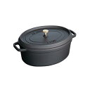【送料無料】 ストウブ ピコ ココット オーバル 40500-271 27cm ブラック AC6028