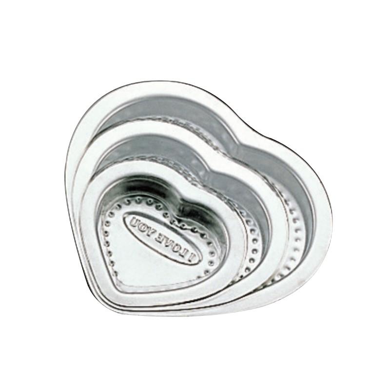 【送料無料】 霜鳥製作所 18-8 ハートチョコレート 471 3pcsセット AK1562