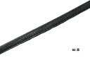 【送料無料】 クラフト社 ポシェット用レザー手ひも 1cm巾 5m 4769 02・黒