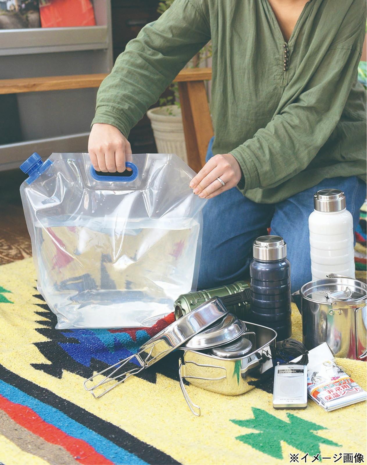 【送料無料】HJT-05 非常事隊(ひじょうじたい) 折りたたみ水タンク 10L