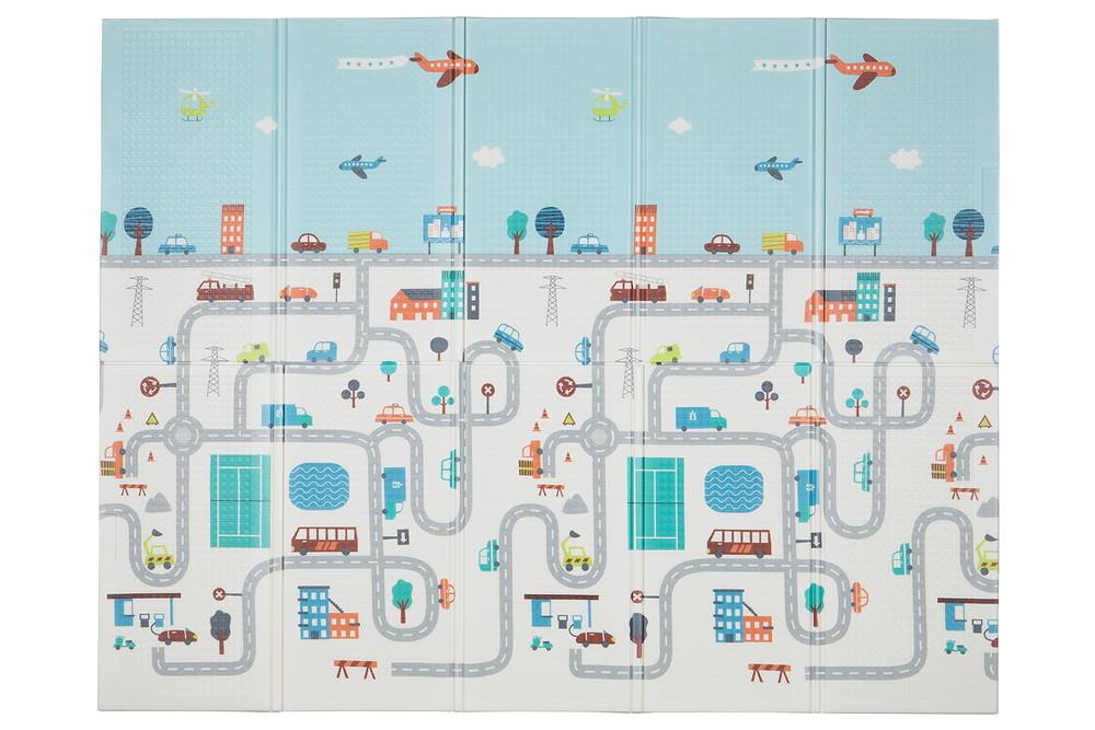 【送料無料】クッションプレイマット エクスロード CT折 約118×176cm 600010700