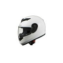 【送料無料】リード工業 STRAX フルフェイスヘルメット ホワイト Lサイズ SF-12