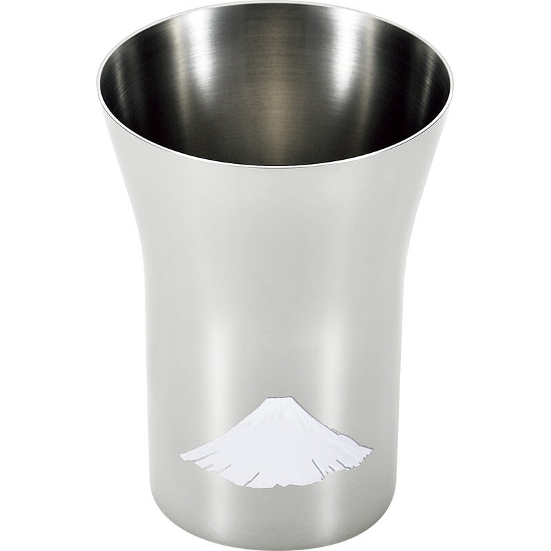 燕熟の技 感温ステンレスタンブラー300mL 赤富士 EJK-301[tr]