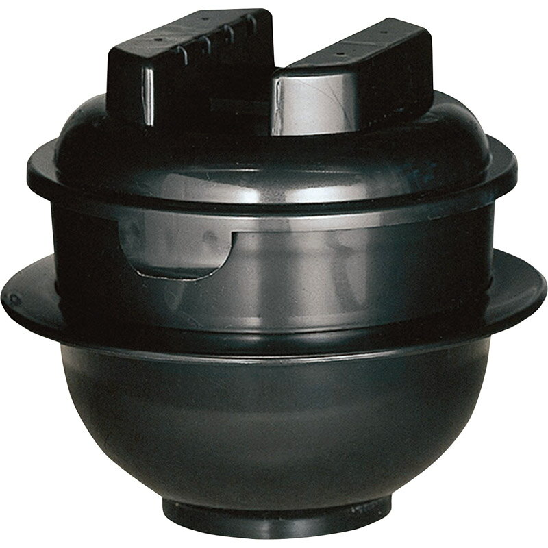 電子レンジ専用炊飯器　紀州備長炭配合　ちびくろちゃん1合炊き CK-001[tr]