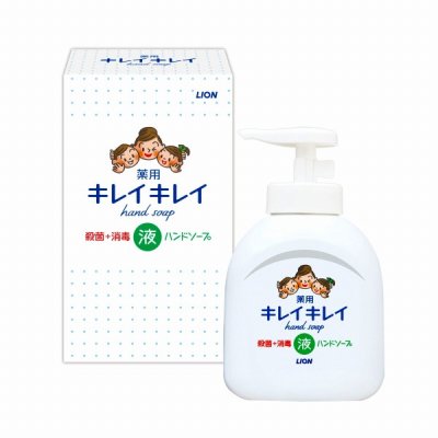 【在庫あり】ライオン キレイキレイ 薬用液体ハンドソープ250ml ギフト箱入 BPPHY【引越し 挨拶 ギフト 粗品 品物 引っ越し挨拶ギフト さっぱり 風邪予防 手洗い 除菌 消毒 ウイルス対策 液体 おしゃれ 景品 ギフトセット 人気 おすすめ 手に優しい[zkas]】のサムネイル