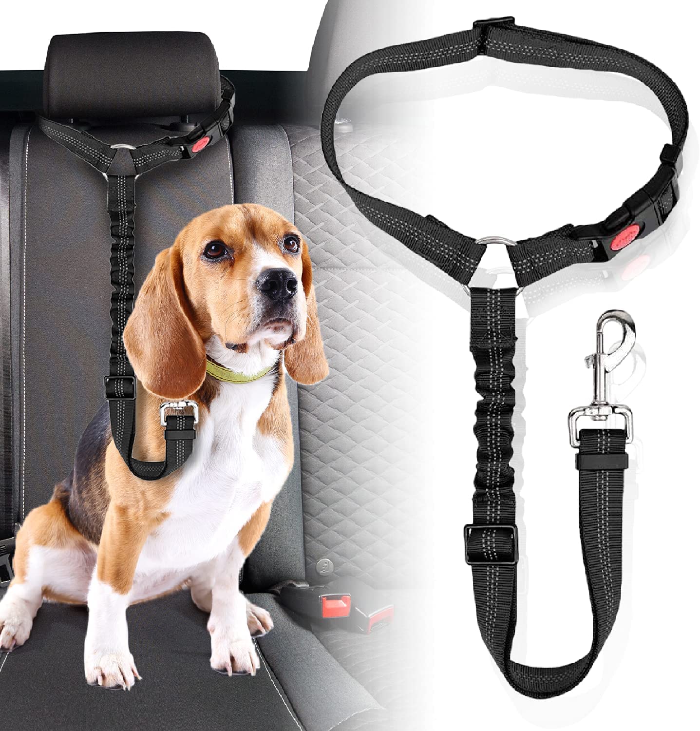 【獣医師監修の安心設計】ペット専門店 が 本気で作った 犬 シートベルト で、安全面への配慮が細部まで施されています。【シートベルト調整可能な80cm】 犬猫工房 の 犬用 シートベルト は、ペットのことを第一に設計されています。 大型犬 でもゆとりをもって装着できる シートベルト です。【取り外しカンタン】 犬用 シートベルト には 360度フック を採用しています。取り外しがカンタンな 犬猫兼用 の シートベルト なので、飼い主さんも安心です。散歩用のリードとしてもお使いいただけます。【ロック機能・伸縮素材で不慮の事故を予防】 ペット の急な飛び出しも 犬用シートベルト の ロック機能 で 予防 できます。伸縮性の高い素材を採用しているため、急ブレーキによるワンちゃんへの負担を軽減可能です。★★★関連キーワード★★★犬用 シートベルト 【獣医師監修】 ペット用 犬 シートベルト ドライブシート 『長さ調整可能な80センチ』 犬猫工房