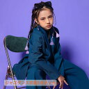 【200円OFF】 女の子 ブルー ジャケット 長袖 ロングパンツ コート ヒップホップ k-pop 韓国ファッション 子供服 ダンス衣装 原宿系ジャズ キッズ...
