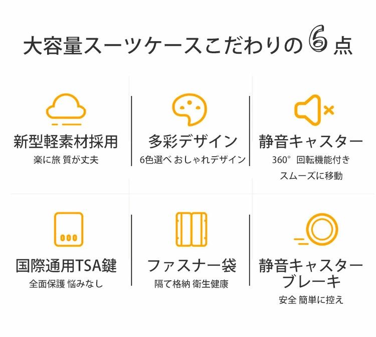 【50円クーポン配布中!】 スーツケース キャ...の紹介画像3