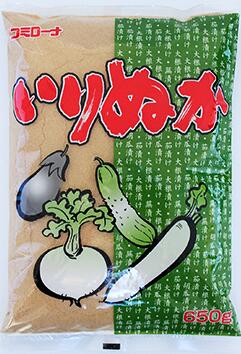 いりぬか 650g 国産 ぬかどこ たしぬか 足しぬか 糠 炒りぬか ぬか床 補充用 ぬか床の素 コミローナ コーセーフーズ こうじや里村