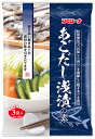 特殊製法で「旨味」と「香り」を凝縮した焼きあごを使用。香り高い焼きあごが素材の味を引き立てます。 【使い方】 (1)お好みの野菜約200gをよく水洗いし、適当な大きさに刻みます。 (2)ポリ袋に刻んだ野菜を入れ、小袋（12g）1袋をふりかけます。 (3)袋の上からよくもみます。袋の空気をしっかり抜いて袋の口を輪ゴムなどでとめます。 (4)冷蔵庫で30分ほど漬け込めばできあがりです。水気を切り、お皿などに移してお召し上がりください。 ※漬けあがった野菜は漬け液から出ないようにして冷蔵庫に入れ、お早めにお召し上がりください。 【内容量】 36g（12g×3袋） 【賞味期限】 製造から13ヵ月(パッケージに記載) 【原材料名】 食塩（国内製造）、デキストリン、砂糖、粉末醸造酢（醸造酢、デキストリン、食塩）、酵母エキス、蛋白加水分解物、白醤油粉末、醤油粉末、魚醤粉末、昆布エキス粉末、焼きあご / 調味料（アミノ酸等）、酸味料、甘味料（スクラロース）、（一部に小麦・大豆を含む） 【アレルギー品目】 小麦、大豆 【アレルゲンコンタミ注意喚起】 本製品で使用しているしている焼きあごはエビ・カニを捕食し、混ざる漁法で捕獲しています。 【保存方法】 直射日光・高温多湿を避け、常温で保存してください。 ◆ここがポイント ・ きゅうり 、 大根 、 キャベツ 、 白菜 、 なす 、 ニンジン など 野菜の浅漬け に使用する浅漬けの素。その他… 即席漬け 、 あさ漬 、 浅漬け 、 大根漬け 、 きゅうり漬け 、 白菜漬け 、 あごだし 、 あごだし浅漬特殊製法で「旨味」と「香り」を凝縮した焼きあごを使用。 香り高い焼きあごが素材の味を引き立てます。 粉末にすることで、あごだしの旨味を存分に楽しんでいただけます。 【使い方】 (1)お好みの野菜約200gをよく水洗いし、適当な大きさに刻みます。 (2)ポリ袋に刻んだ野菜を入れ、小袋（12g）1袋をふりかけます。 (3)袋の上からよくもみます。袋の空気をしっかり抜いて袋の口を輪ゴムなどでとめます。 (4)冷蔵庫で30分ほど漬け込めばできあがりです。水気を切り、お皿などに移してお召し上がりください。 ※漬けあがった野菜は漬け液から出ないようにして冷蔵庫に入れ、お早めにお召し上がりください。