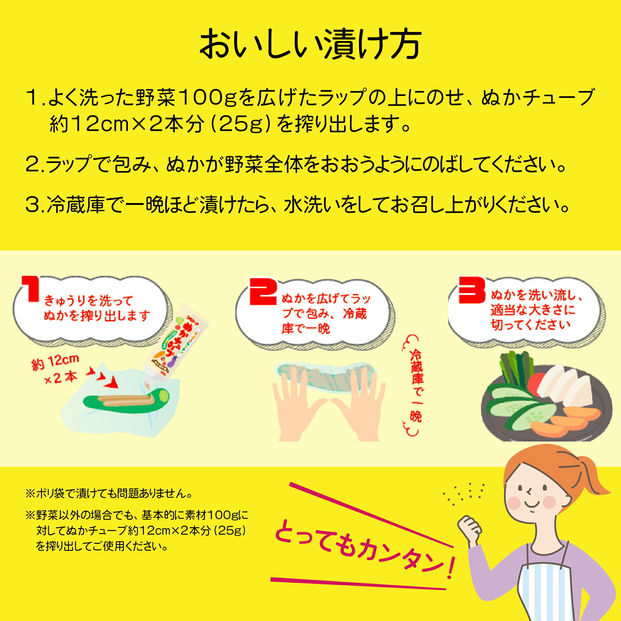 おいしい漬け方