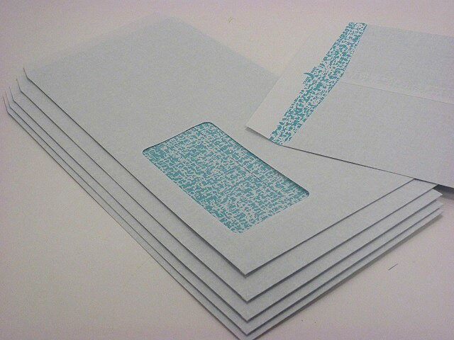 洋4立窓付地紋入りホワイト85g枠なし1,000枚