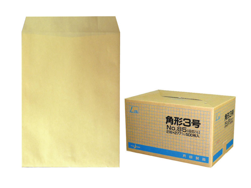 角3封筒 クラフト85g 中貼 枠なし / 50