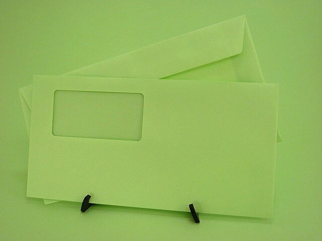 カマス貼0号封筒 ウグイス85g 窓付/1,000枚