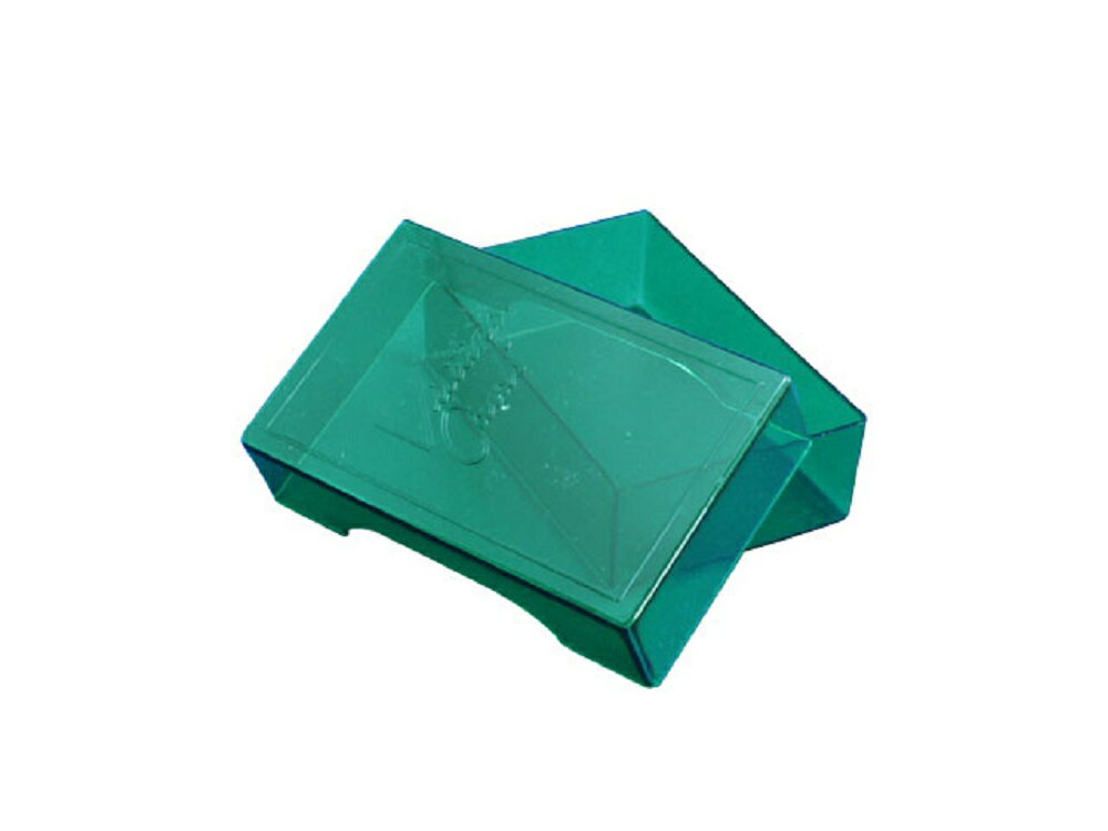 名刺 プラスチックケース 標準グリーン色200個