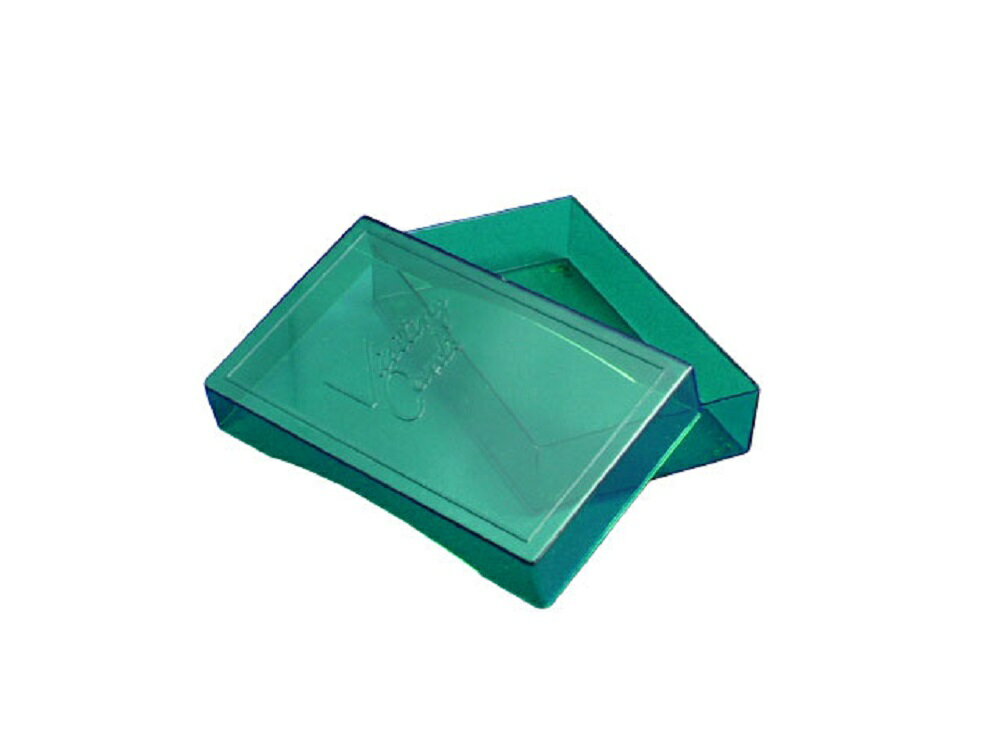 名刺 プラスチックケース 薄口グリーン色/200個