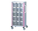 ★7/19-26 P最大27倍★【全国配送可】-与薬車 ピンク(ボックス30個) 787×500×1438mm ナビス(アズワン) 型番 ST-30P JAN...