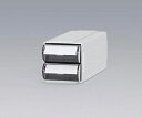 ★ポイント最大16倍★【全国配送可】-カセッター A5サイズ以下(W63×D192×H63mm)引出上下2段 クリアー サカセ 型番 HA5-012 JAN ...