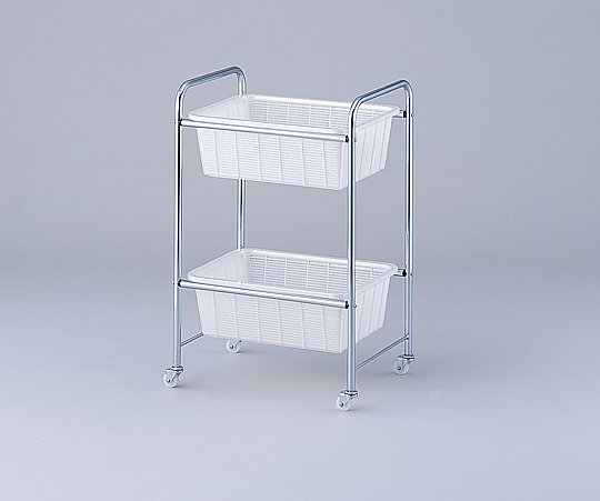 ★いまだけ！ポイント最大16倍★【全国配送可】-脱衣カゴワゴン・ラック 515×370×785mm ナビス（アズワン） 型番 - 　JAN 4562108473347 aso 0-338-12 ●在庫品 納期約 3営業日-【医療・研究機器】