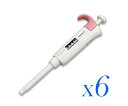 ★ポイント最大16倍★【全国配送可】-ビオラモピペット 100〜1000uL(6本セット) ビオラモ(アズワン) 型番 4640390 aso 1-1903-5...
